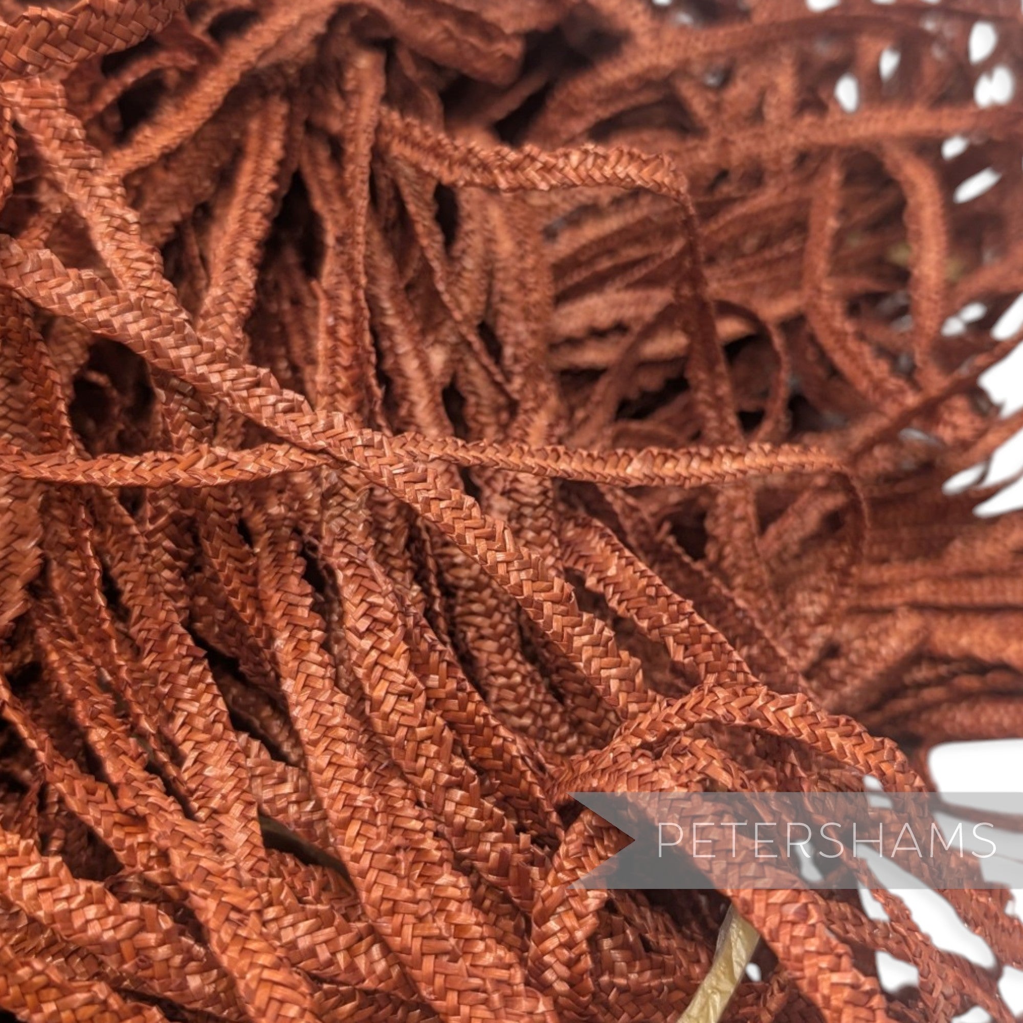 *Sale* BUNDLE BAG 80m+ Rust Millinery Straw Braid