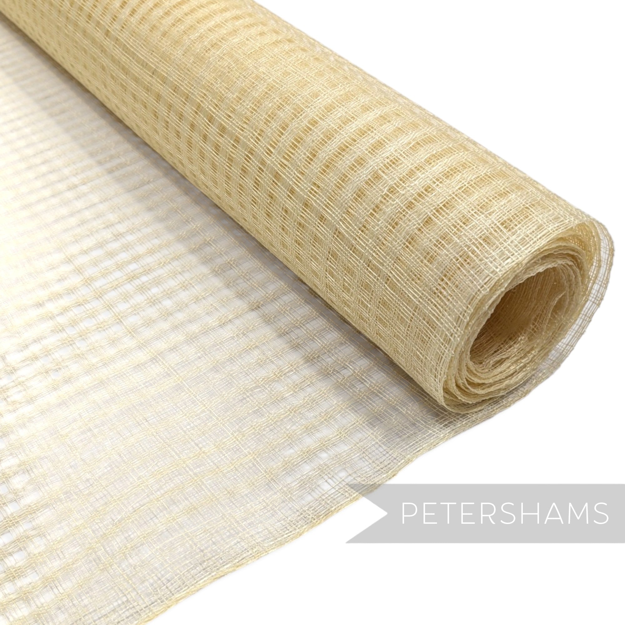Basket Weave Sinamay Fabric - 1/2 metre