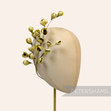 'Tulisa' Silk Flower Bud Wired Branch Millinery Hat Mount
