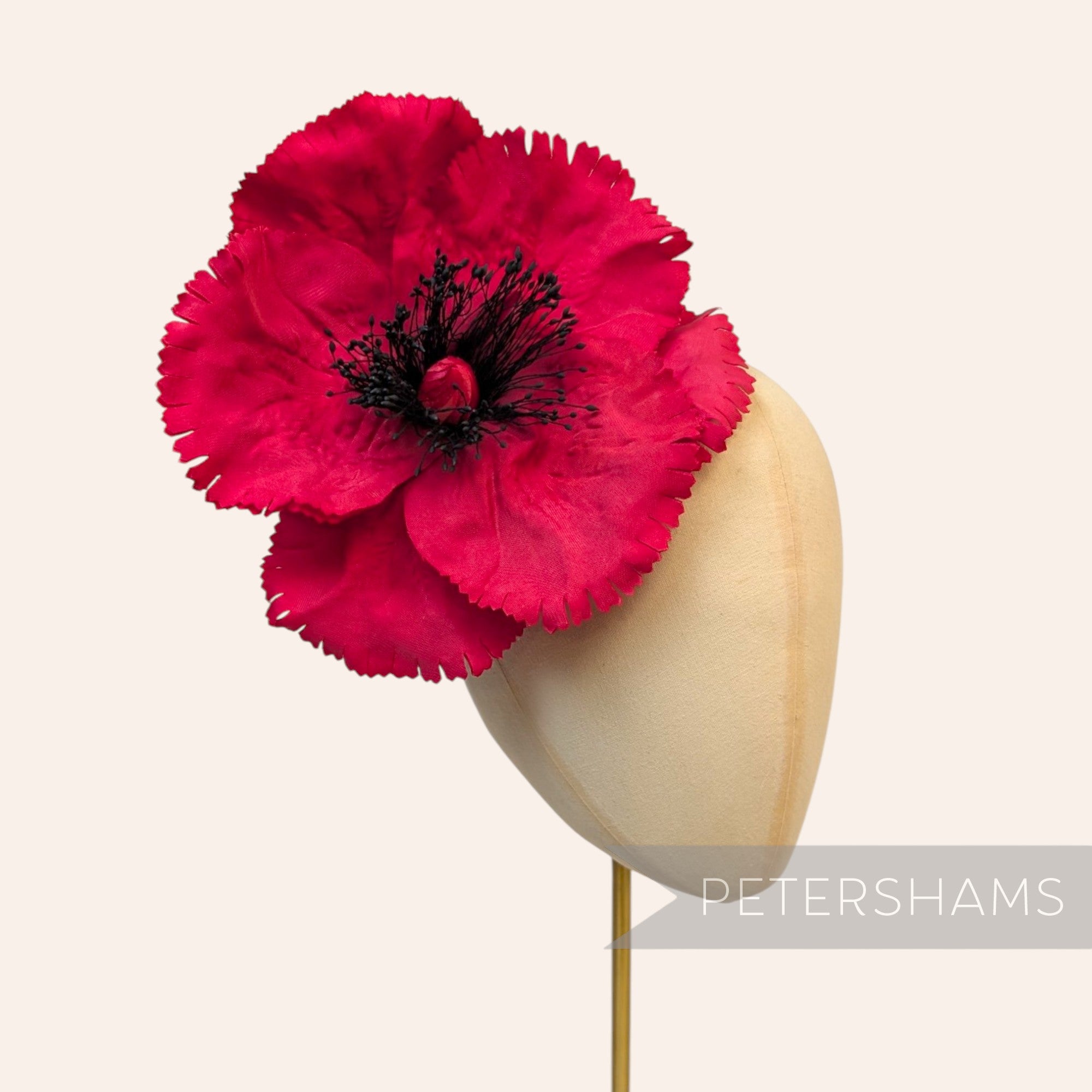'Papi' Extra Large 20cm Millinery Flower Mount