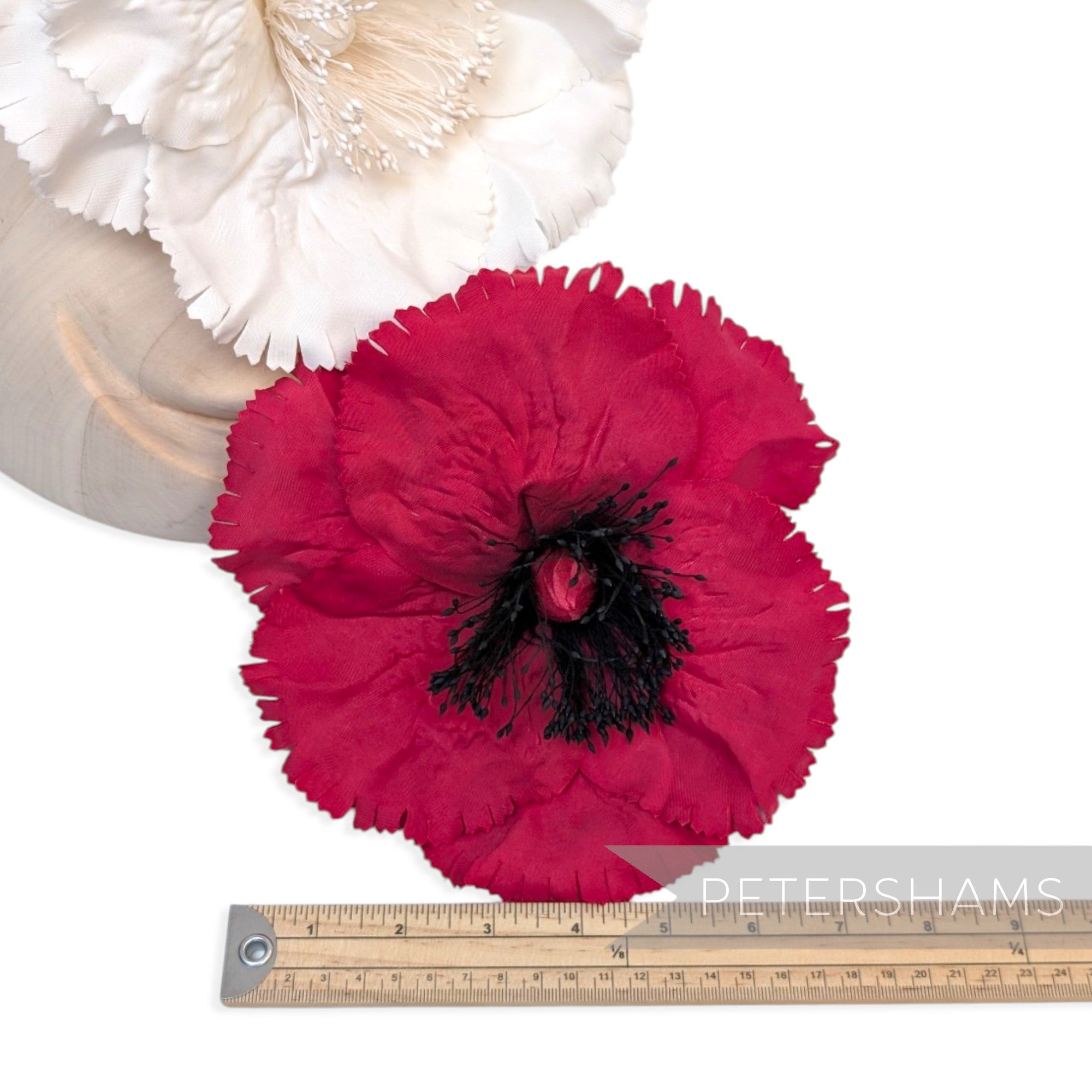 'Papi' Extra Large 20cm Millinery Flower Mount