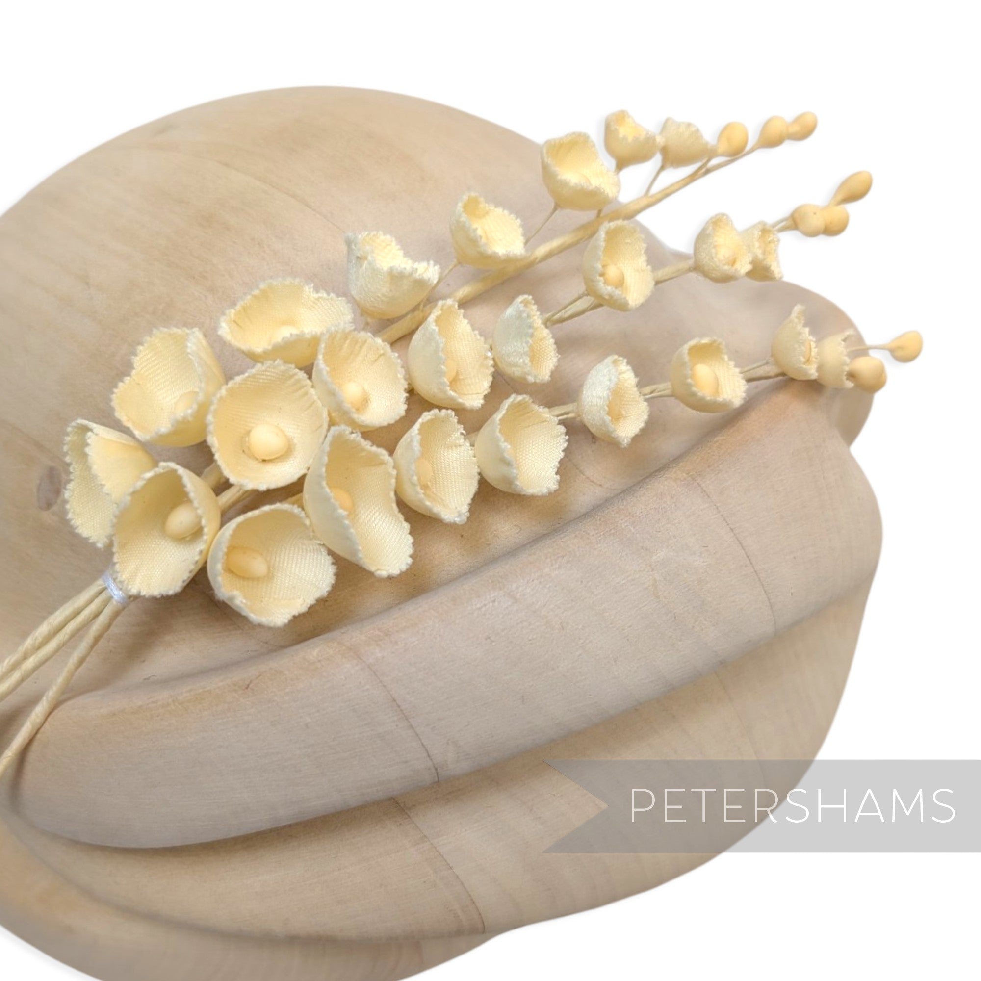 'Gabrielle' Silk Lily of the Valley Flower Spray - 3 Stems