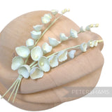 'Gabrielle' Silk Lily of the Valley Flower Spray - 3 Stems