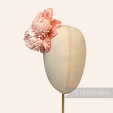 'Chrystal' Silk Pom Pom Mum Chrysanthemum Millinery Flower Mount