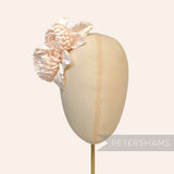 'Chrystal' Silk Pom Pom Mum Chrysanthemum Millinery Flower Mount