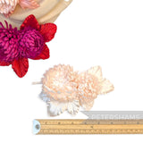 'Chrystal' Silk Pom Pom Mum Chrysanthemum Millinery Flower Mount