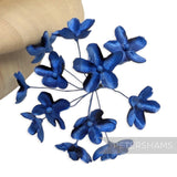 'Emily' 2cm Mini Silk Wired Millinery Flowers - 12 Stems