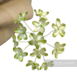 'Emily' 2cm Mini Silk Wired Millinery Flowers - 12 Stems