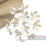 'Emily' 2cm Mini Silk Wired Millinery Flowers - 12 Stems