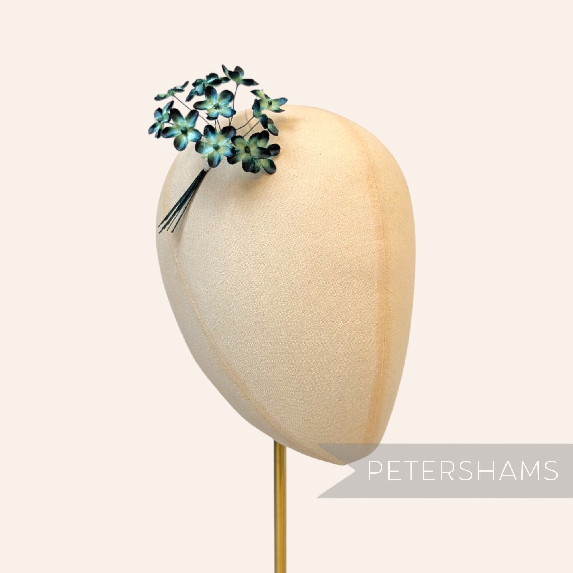 'Emily' 2cm Mini Silk Wired Millinery Flowers - 12 Stems