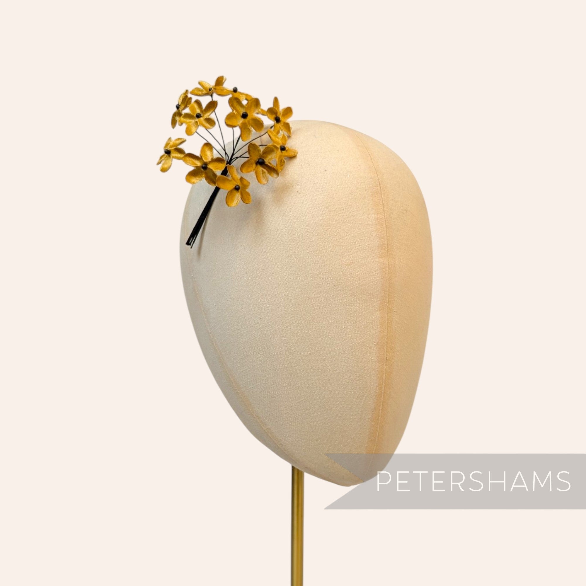'Emily' 2cm Mini Silk Wired Millinery Flowers - 12 Stems