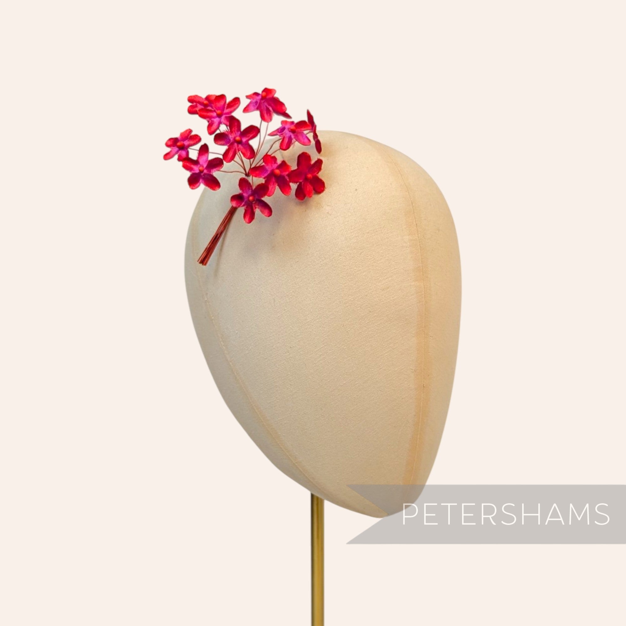 'Emily' 2cm Mini Silk Wired Millinery Flowers - 12 Stems