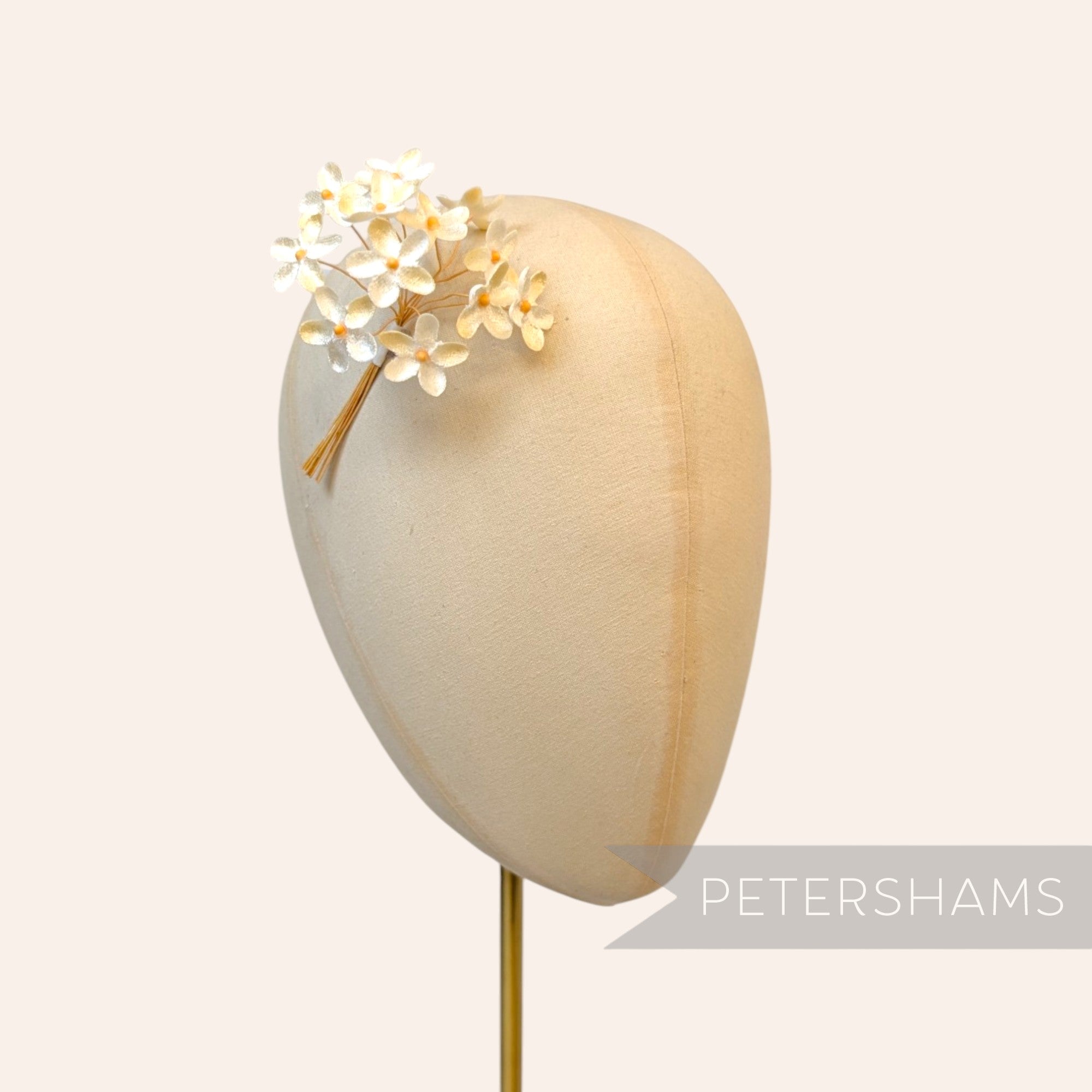 'Becky' 2cm Mini Velvet Wired Millinery Flowers - 12 Stems