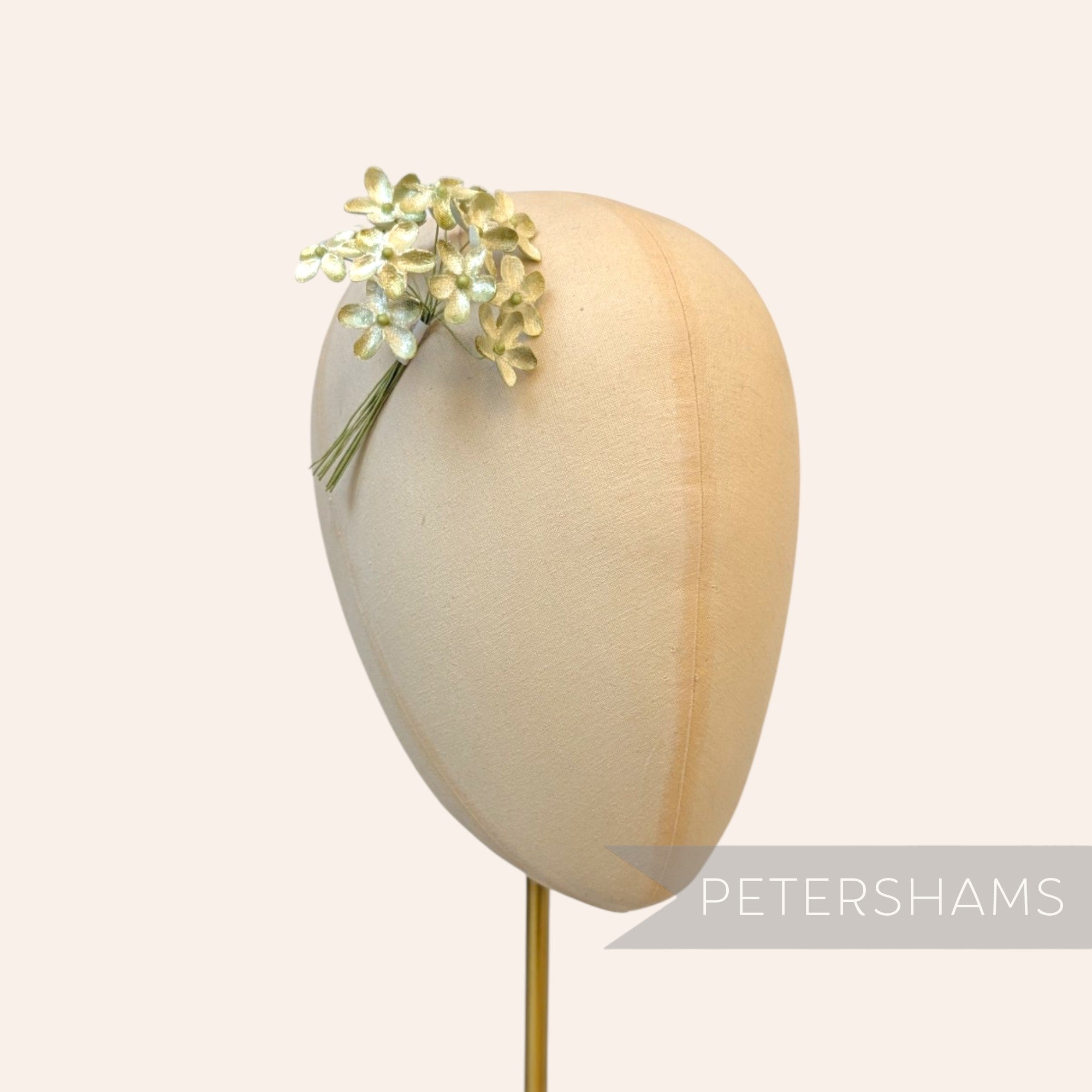 'Becky' 2cm Mini Velvet Wired Millinery Flowers - 12 Stems