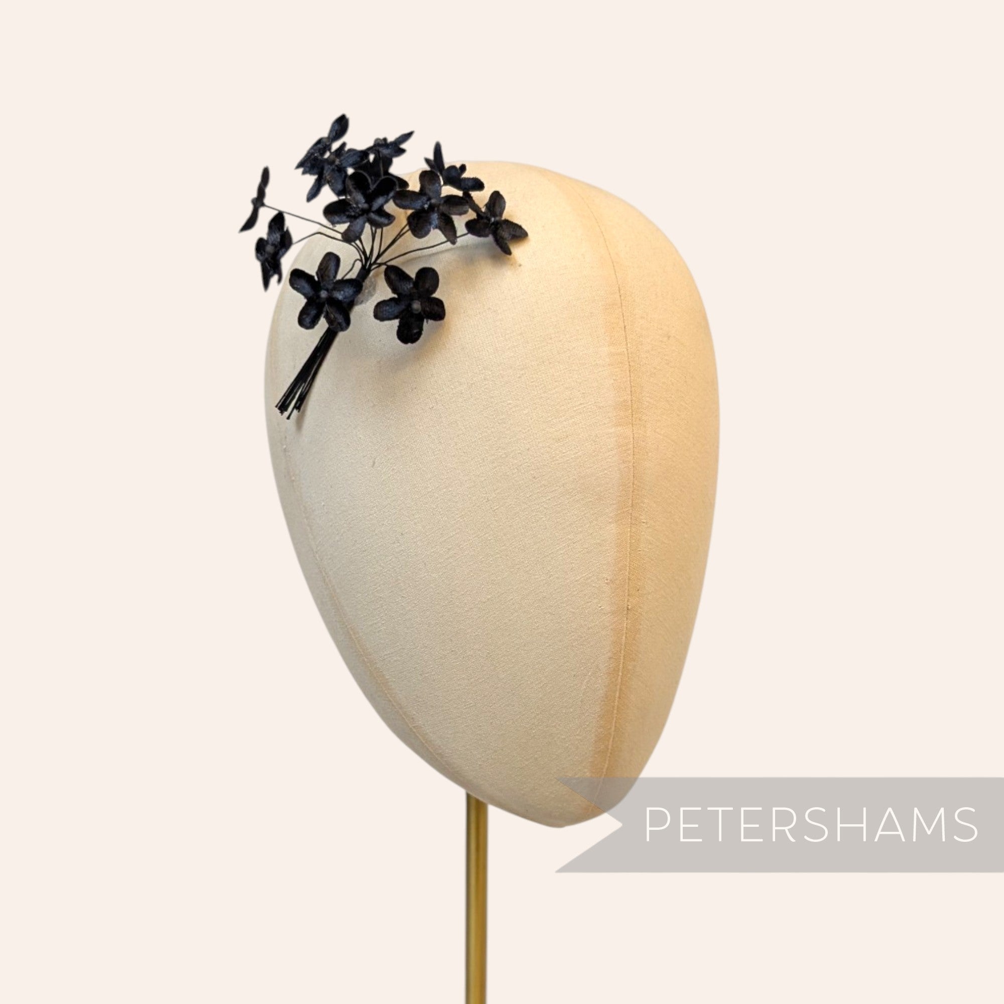 'Becky' 2cm Mini Velvet Wired Millinery Flowers - 12 Stems