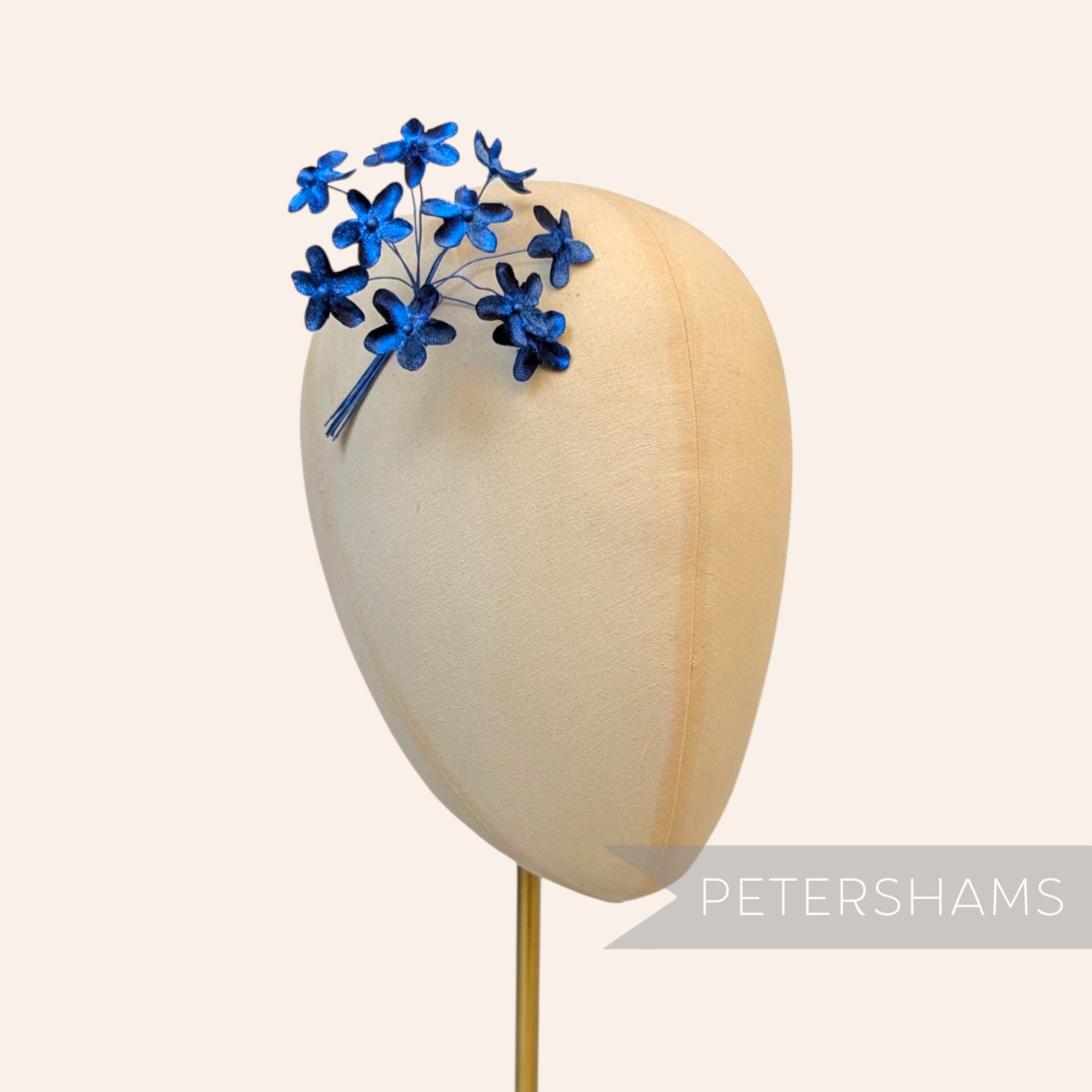 'Becky' 2cm Mini Velvet Wired Millinery Flowers - 12 Stems