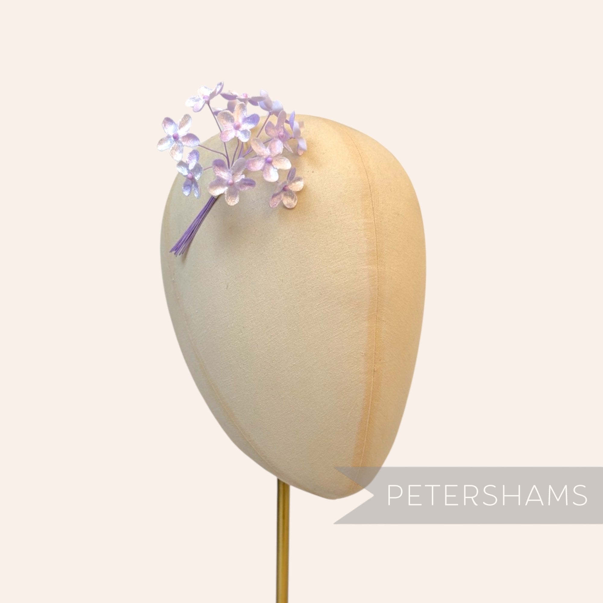 'Becky' 2cm Mini Velvet Wired Millinery Flowers - 12 Stems