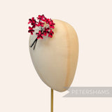 'Becky' 2cm Mini Velvet Wired Millinery Flowers - 12 Stems