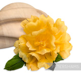 'Angela' Goose Feather Rose Flower Wired Millinery Hat Mount