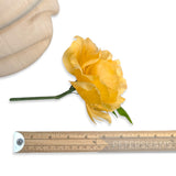 'Angela' Goose Feather Rose Flower Wired Millinery Hat Mount
