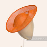 'Cindy' Sinamay Orbital Pleat Fascinator Hat Base