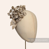 'Martha' Velvet Forget Me Not Millinery Flower Hat Mount