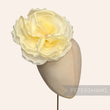 'Danielle' Large 15cm Silk Rose Millinery Flower Hat Mount