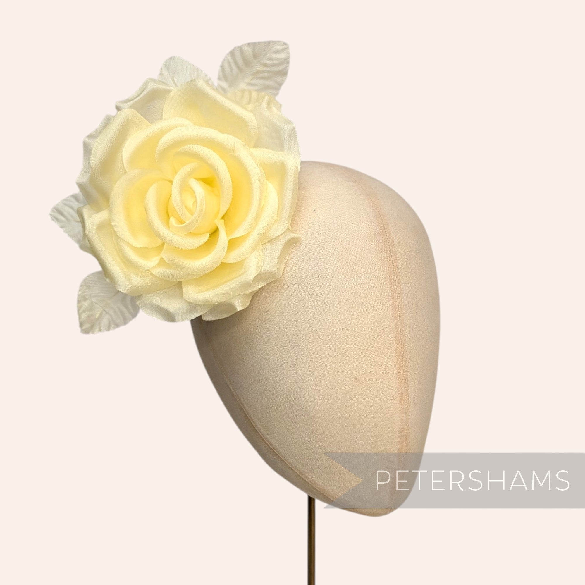 'Kelly' Silk 14cm Rose Millinery Fascinator Flower Hat Mount