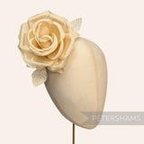 'Kelly' Silk 14cm Rose Millinery Fascinator Flower Hat Mount