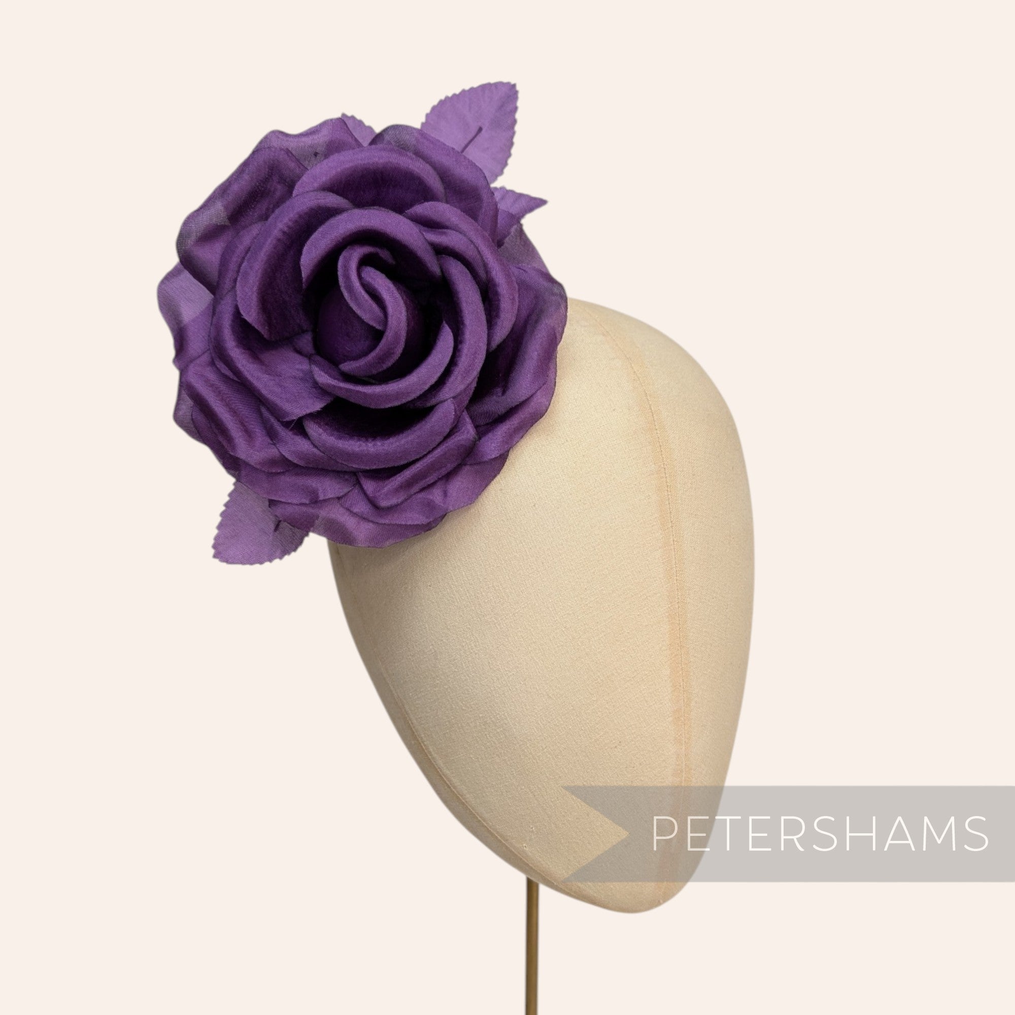 'Kelly' Silk 14cm Rose Millinery Fascinator Flower Hat Mount