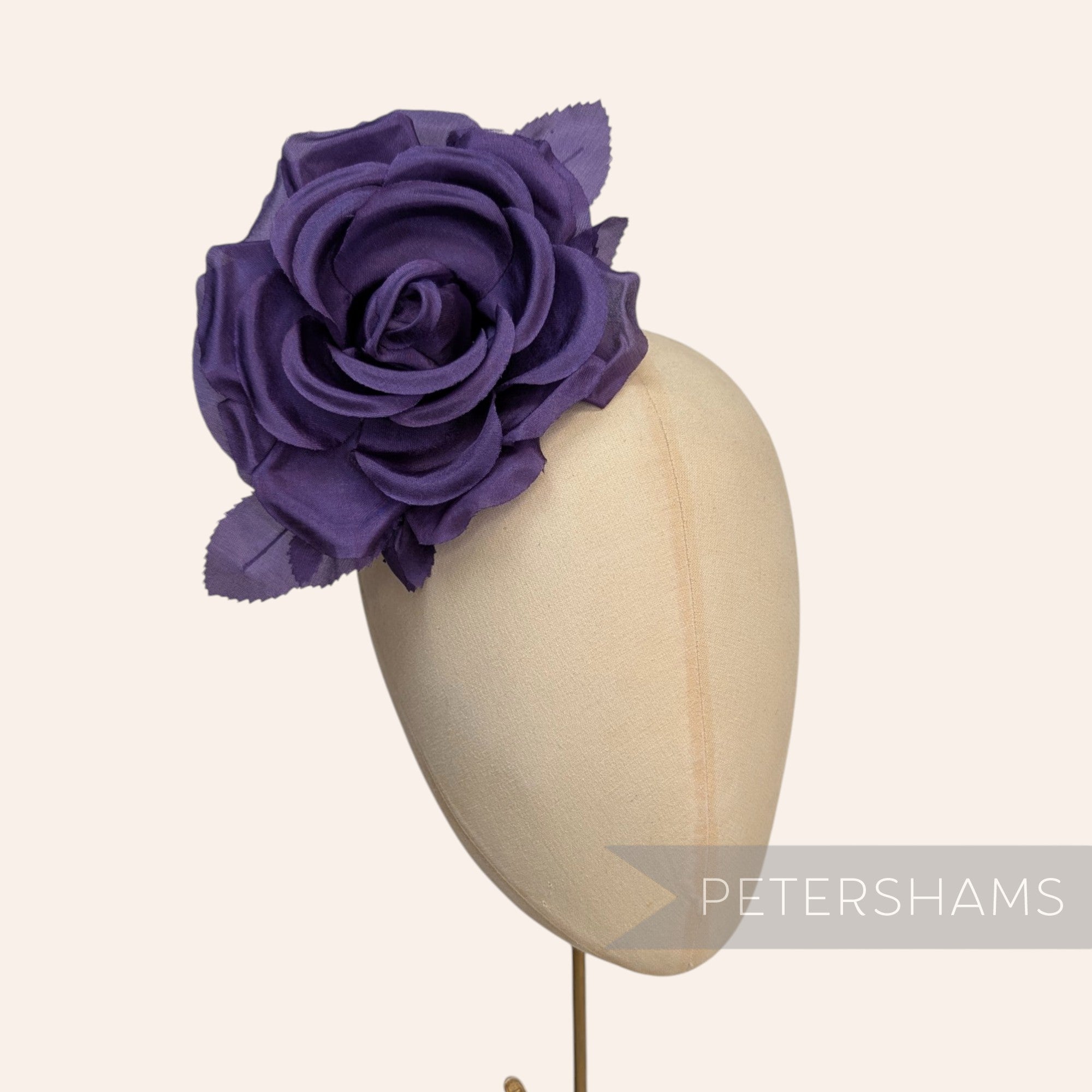 'Kelly' Silk 14cm Rose Millinery Fascinator Flower Hat Mount