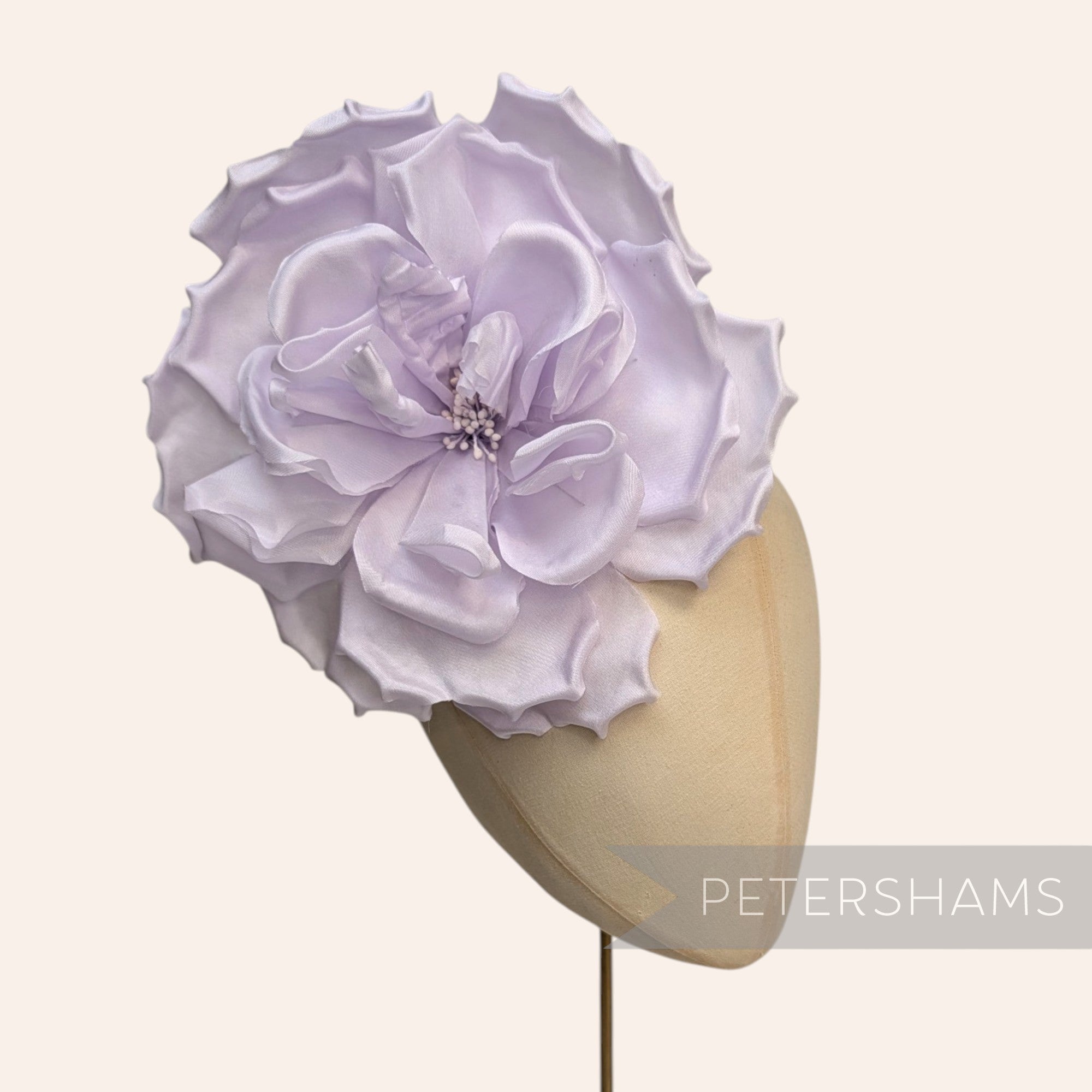 'Lucinda' Extra Large Silk 20cm Rose Millinery Flower