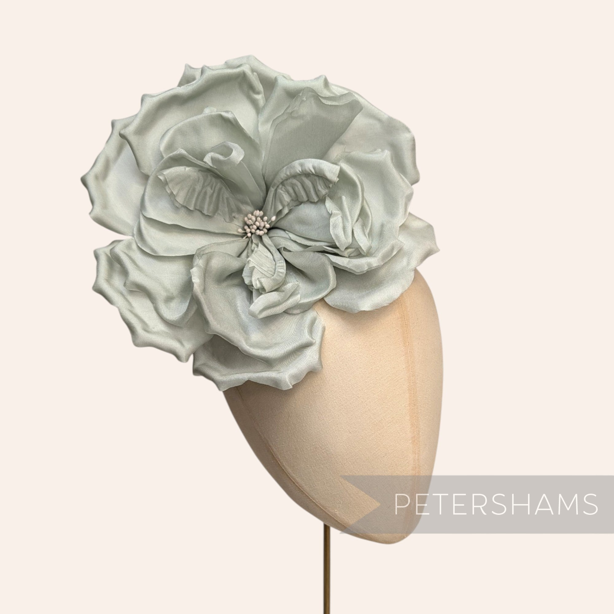 'Lucinda' Extra Large Silk 20cm Rose Millinery Flower