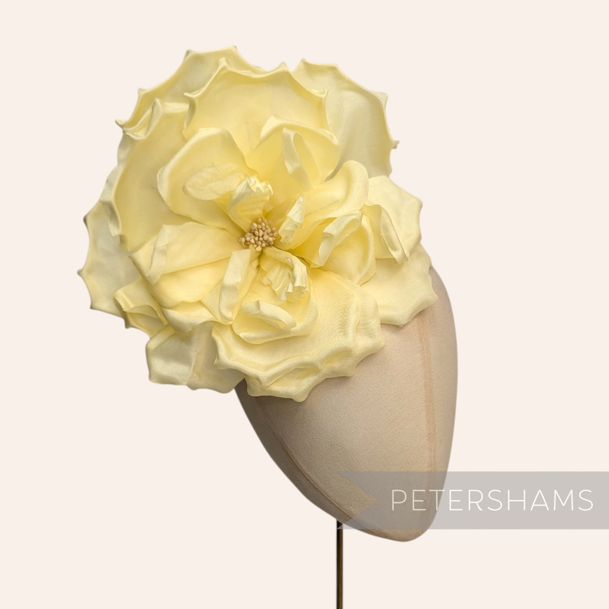 'Lucinda' Extra Large Silk 20cm Rose Millinery Flower
