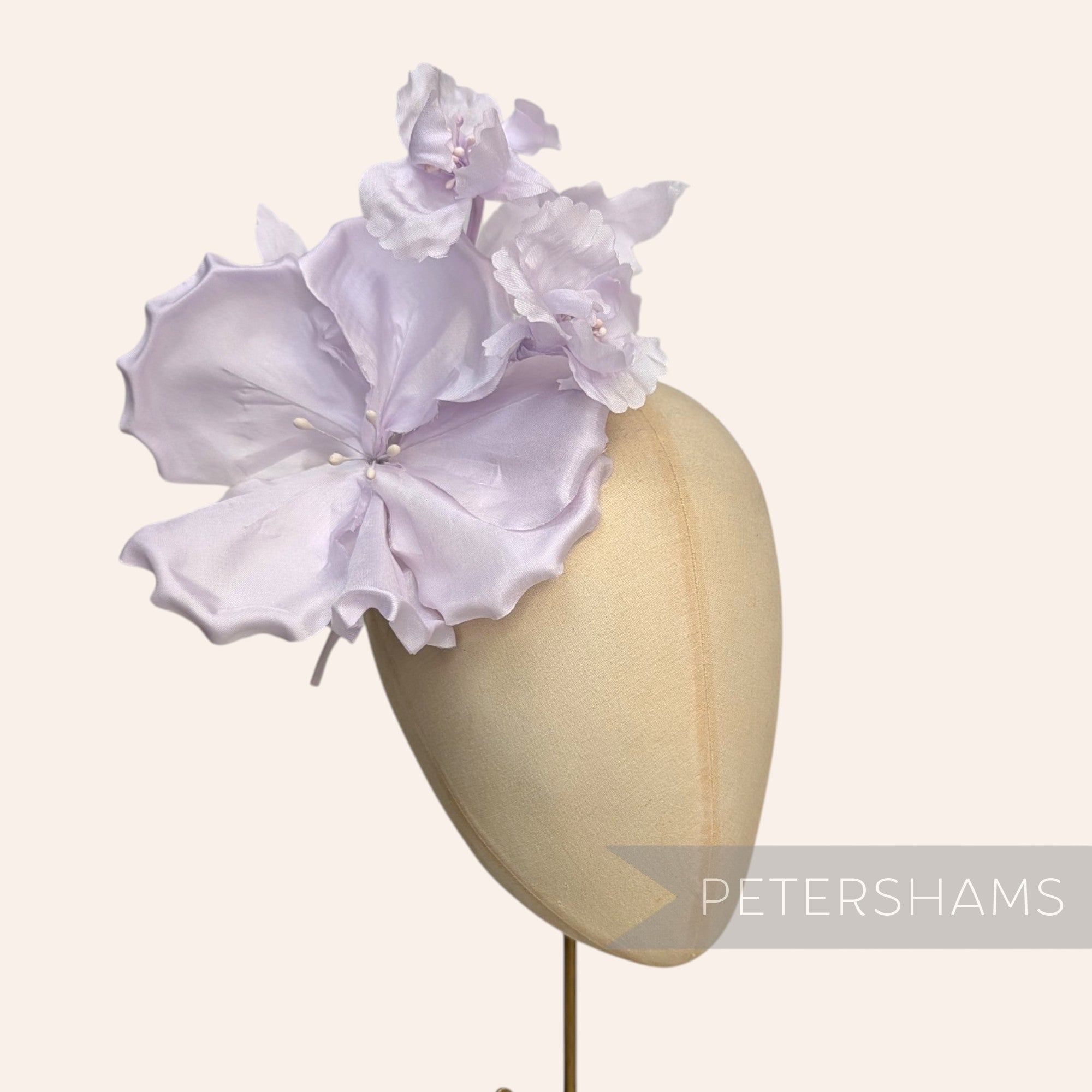 'Katie May' Silk Millinery Flower Hat Mount