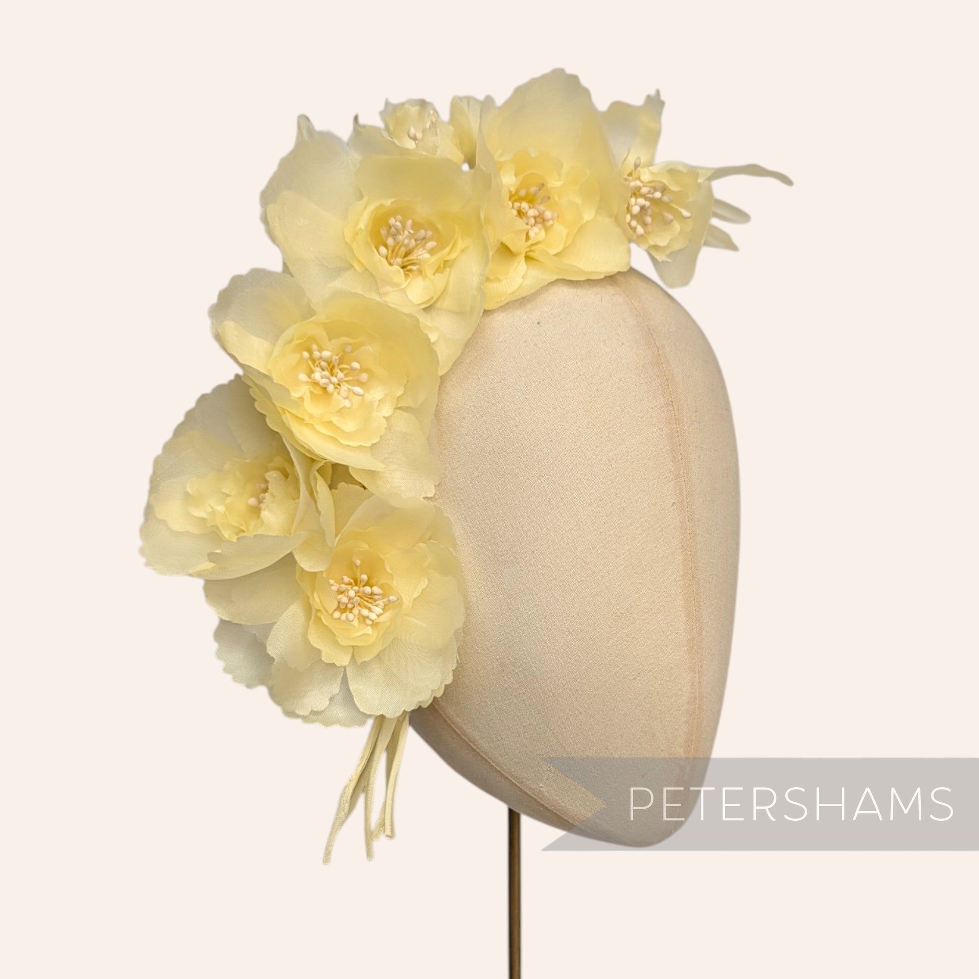 'Amelia' Organza Millinery Flower Hat Mount