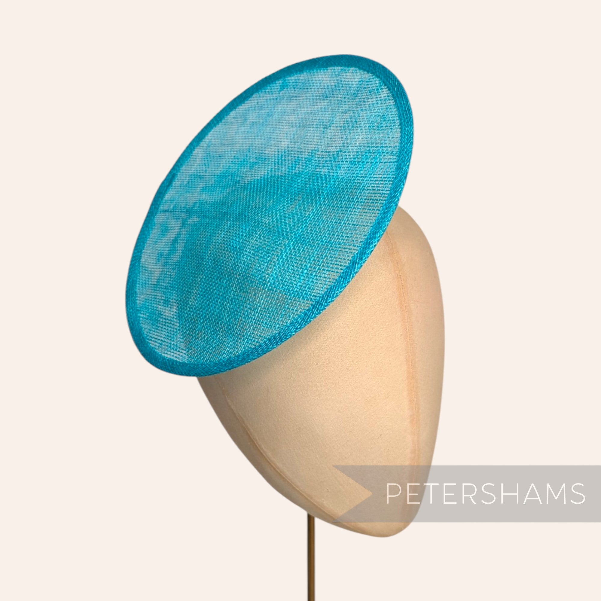 Rounded Scoop 21cm Sinamay Fascinator Hat Base