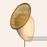 Rounded Scoop 21cm Sinamay Fascinator Hat Base