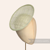 Rounded Scoop 21cm Sinamay Fascinator Hat Base