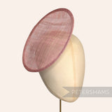 Rounded Scoop 21cm Sinamay Fascinator Hat Base