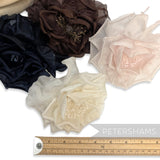 'Mylece' 13cm Garden Rose Silk Millinery Hat Flower