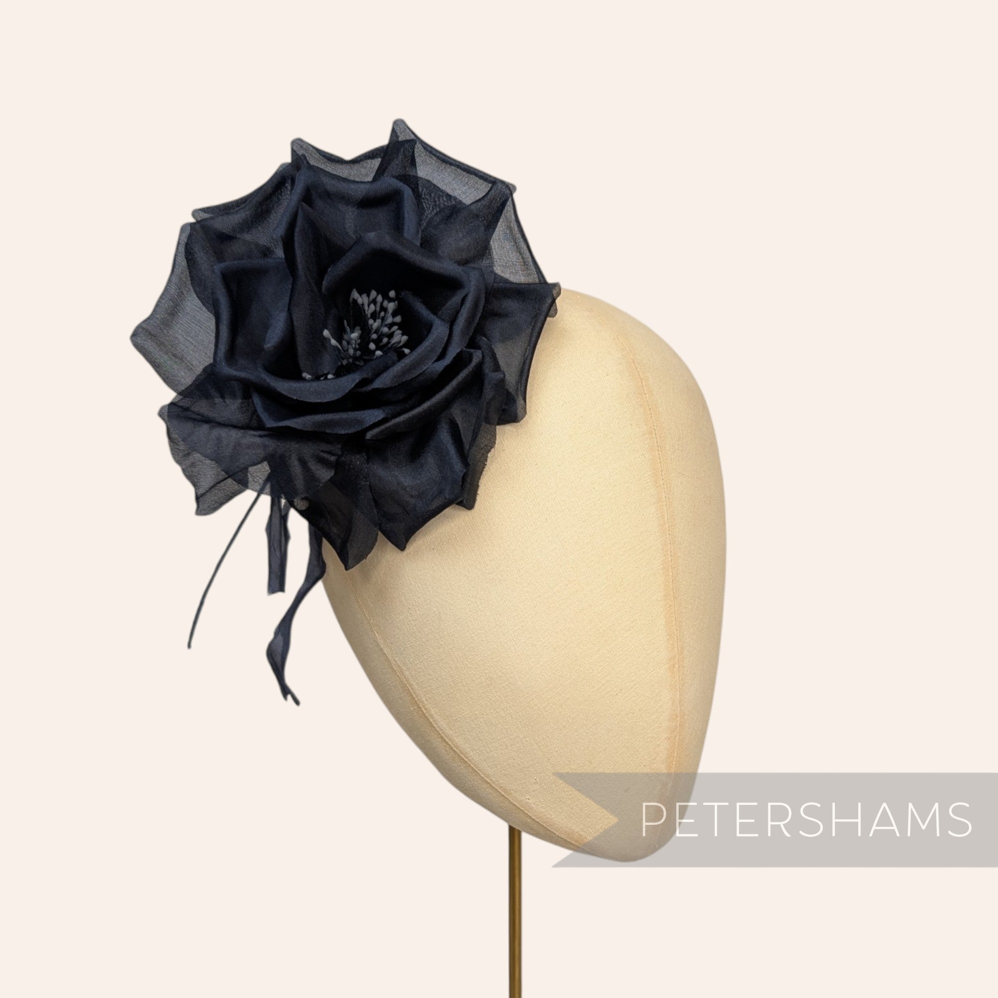 'Mylece' 13cm Garden Rose Silk Millinery Hat Flower