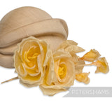 'Kulette' Double Silk Millinery with Blossoms Flower Mount