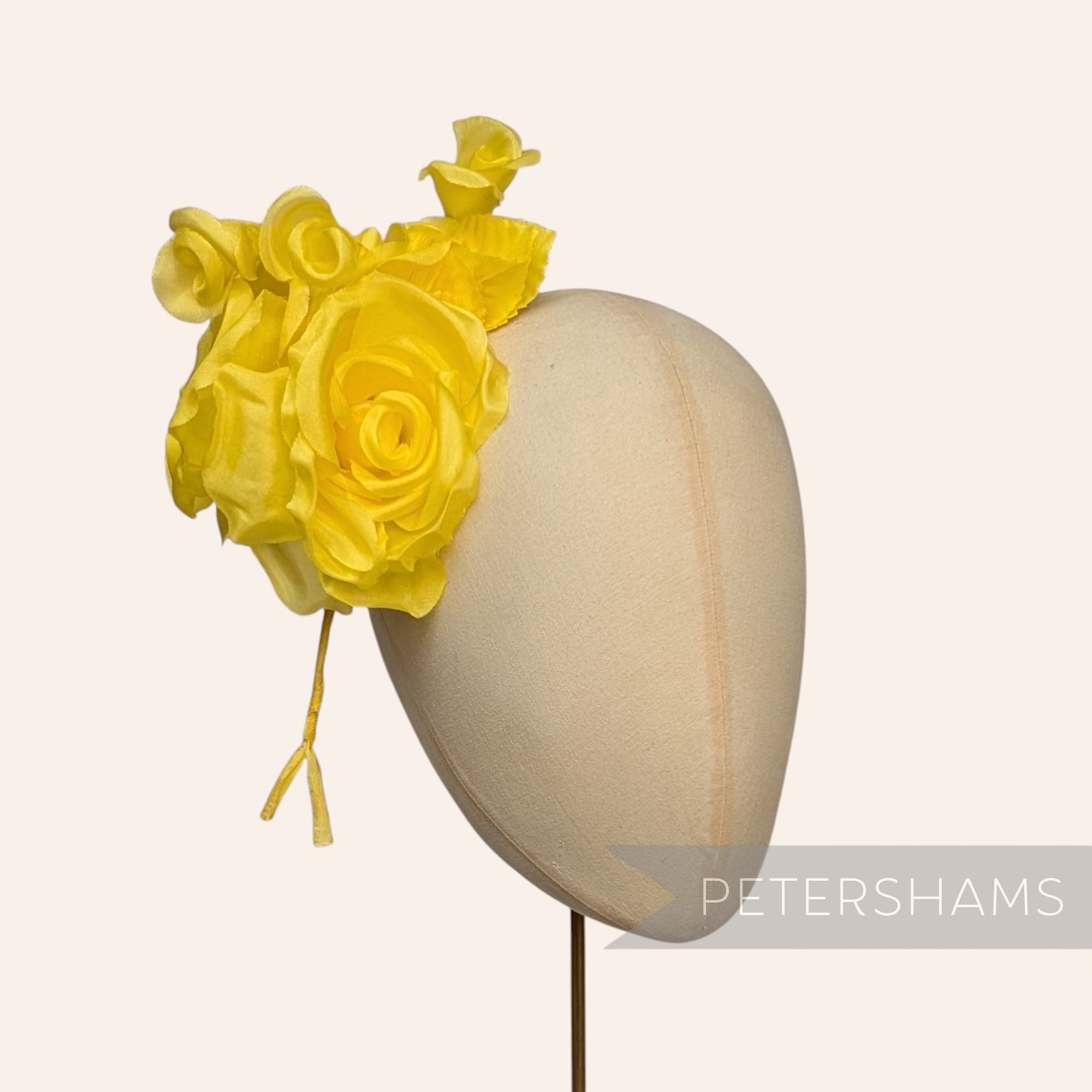 'Kulette' Double Silk Millinery with Blossoms Flower Mount