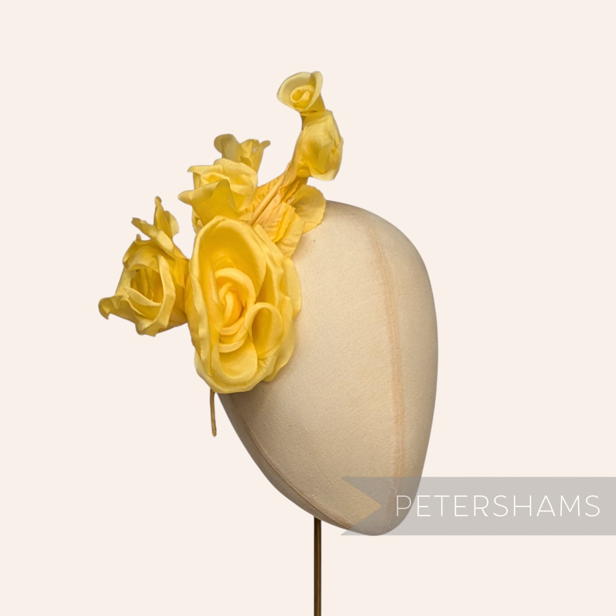 'Kulette' Double Silk Millinery with Blossoms Flower Mount