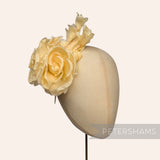 'Kulette' Double Silk Millinery with Blossoms Flower Mount