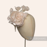 'Kulette' Double Silk Millinery with Blossoms Flower Mount