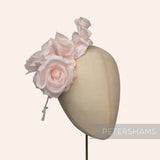 'Kulette' Double Silk Millinery with Blossoms Flower Mount