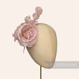 'Kulette' Double Silk Millinery with Blossoms Flower Mount