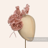 'Kulette' Double Silk Millinery with Blossoms Flower Mount